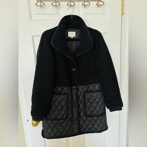 LOFT Women's Black Quilted Jacket